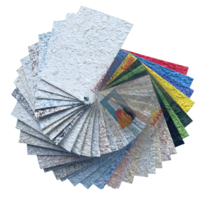 Musterfächer Baumwollputz -3 Musterfächer Baumwollputz Sajade Nr. 3