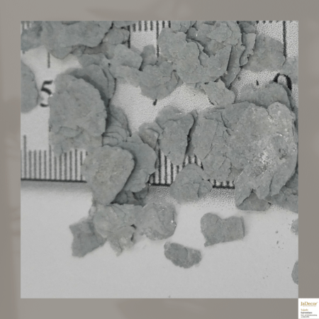 Mica anthrazit für Baumwollputz 1 Mica Blättchen anthrazit