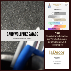 Baumwollputz Verarbeitung Anleitung und Checkliste Baumwollputz Verarbeitung Checkliste