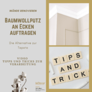 Video Baumwollputz an Ecken auftragen 9 Baumwollputz an Ecken auftragen