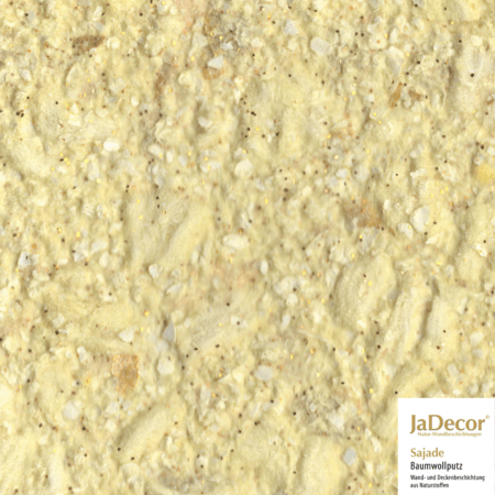 Baumwollputz SaJade Bama 4 - curryfarbenes Dekor 1 Baumwollputz SaJade Bama 4