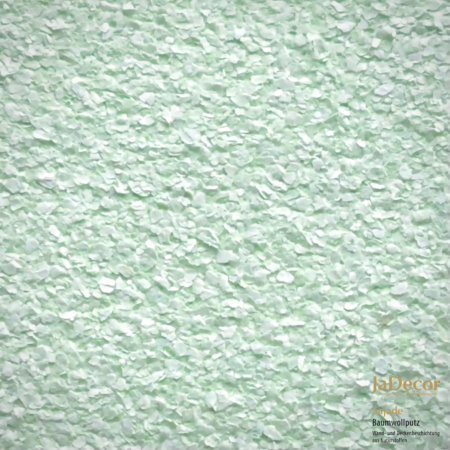Baumwollputz Sajade Frühling 34 - Mintgrün 1 Baumwollputz Sajade Fruehling 34 kurze Faser 1