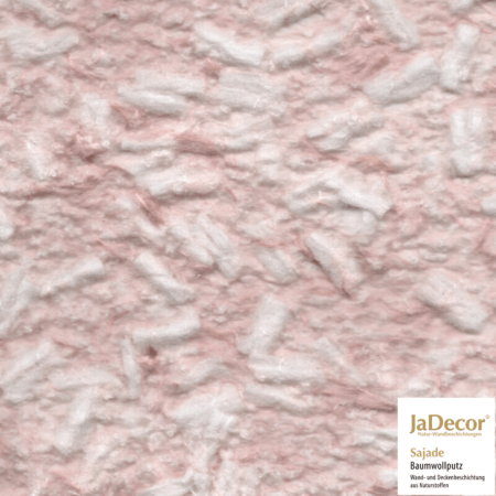 Baumwollputz Sajade Janina 2 - Weiß-Rose 1 Baumwollputz Sajade Janina 2