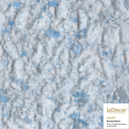 Baumwollputz SaJade Primavera pastellblau 1 Baumwollputz SaJade Primavera pastellblau