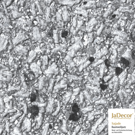 Baumwollputz SaJade Silvana 1 - Anthrazit Schwarz 1 Baumwollputz SaJade Silvana 1