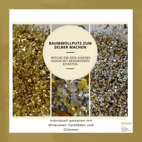 Effektmaterial für Baumwollputz